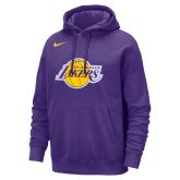 Nike Los Angeles Lakers Club Pullover Field Purple - Purpurowy - Bluza