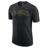 Nike NBA Los Angeles Lakers Courtside Max 90 Tee - Czarny - Short Sleeve T-Shirt
