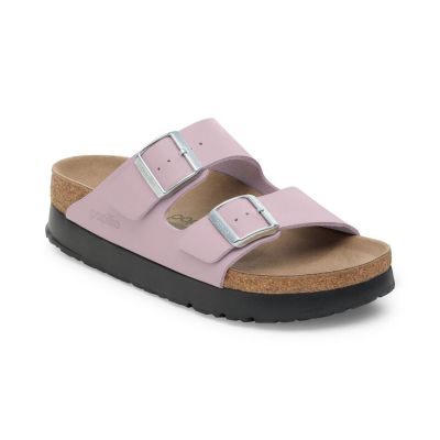 Birkenstock Arizona PAP Flex Platform Birko-Flor Narrow Fit Purple - Purpurowy - Sandały Birkenstock Arizona PAP Flex Platform Birko-Flor Narrow Fit Purple - Purpurowy - Sandały