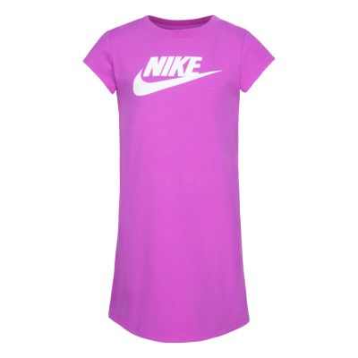 Nike Girls Club Dress Active Fuchsia - Purpurowy - Sukienka