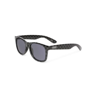 Vans Sunglasses Spicoli 4 Black Charcoal Checkerboard - Czarny - Akcesoria