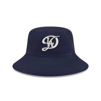 New Era MLB Essential Bucket Hat Los Angeles Dodgers - Niebieski - Kapelusz New Era MLB Essential Bucket Hat Los Angeles Dodgers - Niebieski - Kapelusz