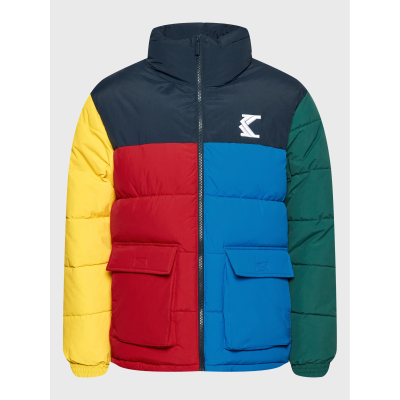 Karl Kani OG Block Puffer Jacket navy/red/blue - Multi-color - Kurtka