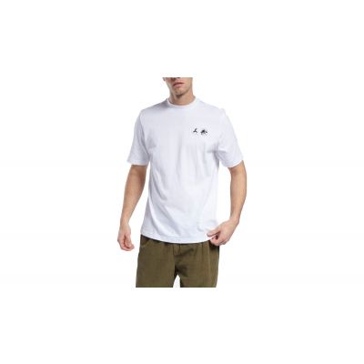 Reebok x Jurassic World SS Tee Amber White - Biały - Short Sleeve T-Shirt