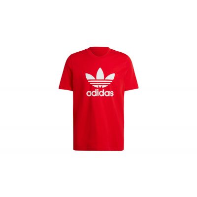 adidas Adicolor Classics Trefoil Tee - Czerwony - Short Sleeve T-Shirt