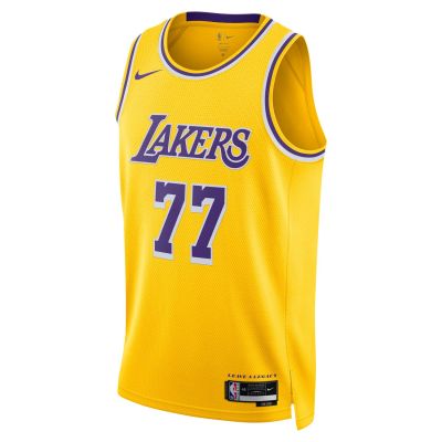 Nike Luka Dončić Los Angeles Lakers Icon Edition 2022/23 Dri-FIT NBA Swingman Jersey Amarillo - Żółty - Jersey Nike Luka Dončić Los Angeles Lakers Icon Edition 2022/23 Dri-FIT NBA Swingman Jersey Amarillo - Żółty - Jersey