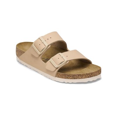 Birkenstock Arizona Birko-Flor Regular Fit New Beige - Brązowy - Sandały Birkenstock Arizona Birko-Flor Regular Fit New Beige - Brązowy - Sandały