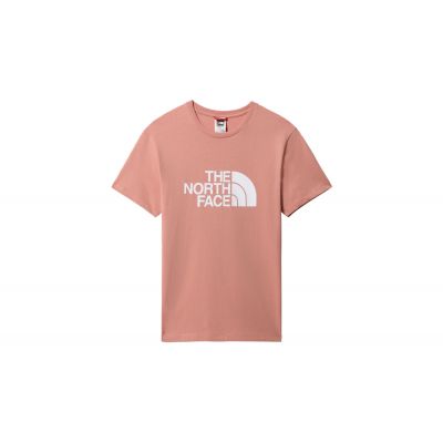 The North Face W S/S Easy tee - Różowy - Short Sleeve T-Shirt