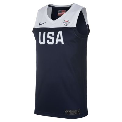 Nike USA (Road) Basketball Jersey - Niebieski - Jersey