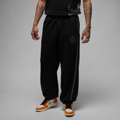 Jordan Paris Saint-Germain HBR Fleece Pants Black - Czarny - Spodnie