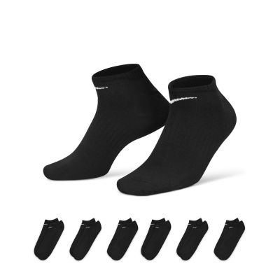 Nike Everyday Lightweight No-Show 6-Pack Socks Black - Czarny - Skarpety