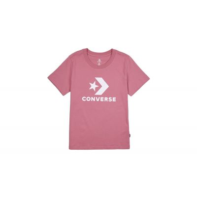 Converse W Star Chevron Tee - Różowy - Short Sleeve T-Shirt