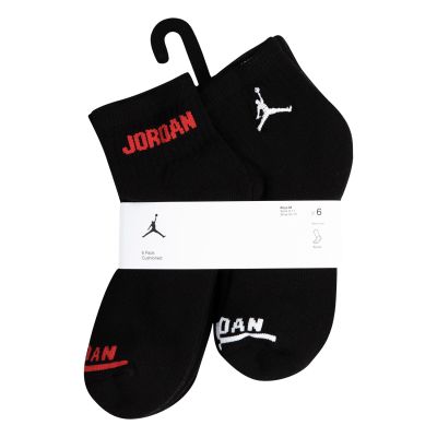Jordan Legend Ankle 6PK Black - Czarny - Skarpety