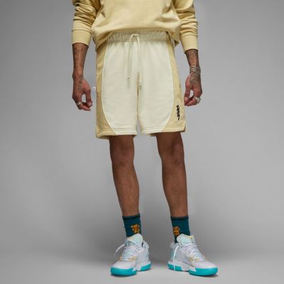 Jordan Zion Fleece Shorts - Żółty - Szorty