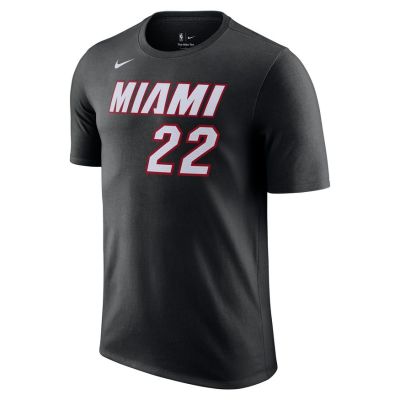 Nike NBA Miami Heat Tee - Czarny - Short Sleeve T-Shirt