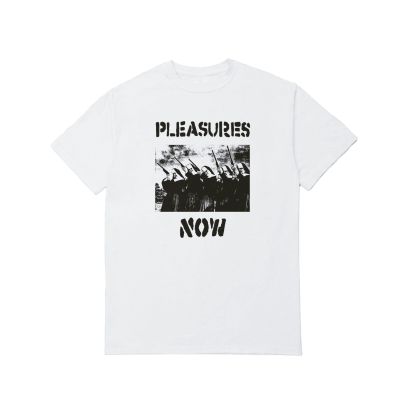 Pleasures Nuns Tee White - Biały - Short Sleeve T-Shirt