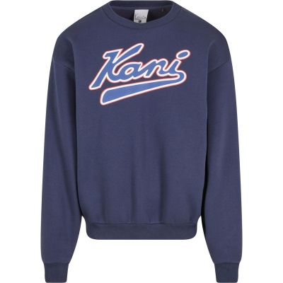 Karl Kani Varsity Print Os Crewneck Blue - Niebieski - Bluza