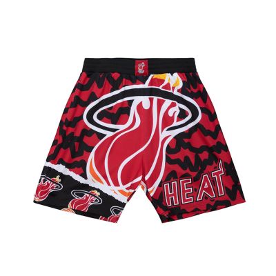 Mitchell & Ness NBA Miami Heat Jumbotron 2.0 Sublimated Shorts - Czarny - Szorty