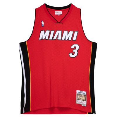 Mitchell & Ness NBA Miami Heat Dwyane Wade Alternate Jersey - Czerwony - Jersey