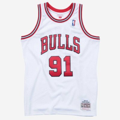 Mitchell & Ness NBA Swingman Jersey Chicago Bulls Dennis Rodman White - Biały - Jersey