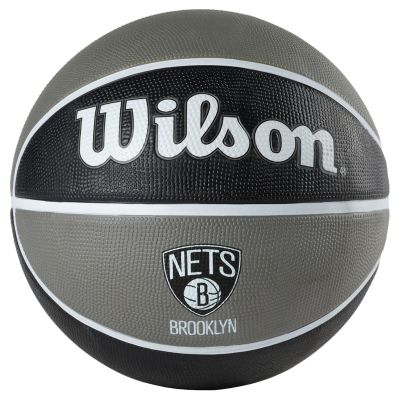 Wilson NBA Team Tribute Brooklyn Nets Ball Size 7 - Czarny - Piłka