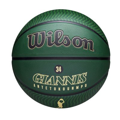Wilson NBA Player Icon Outhdoor  Giannis Antetokounmpo Size 7 - Zielony - Piłka