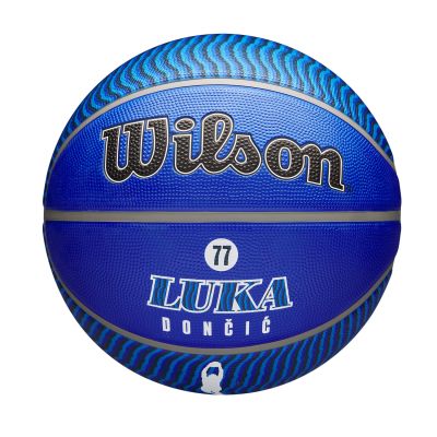 Wilson NBA Player Icon Outdoor Luka Dončić - Niebieski - Piłka