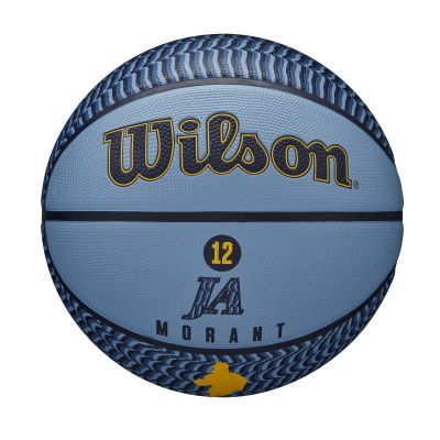 Wilson NBA Player Icon Outdoor Ja Morant Size 7 - Niebieski - Piłka