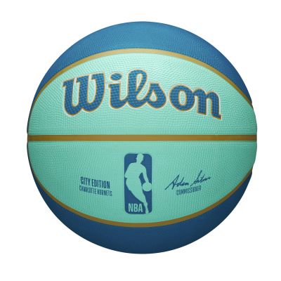 Wilson 2023 NBA Team City Edition Charlotte Hornets Size 7 - Zielony - Piłka